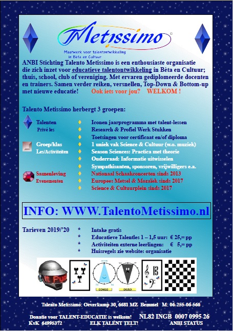 FlyerMetissimoTalentEducatie2020