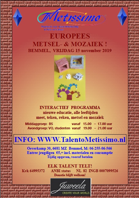 FlyerScience&CultuurMetselMozaiek2019